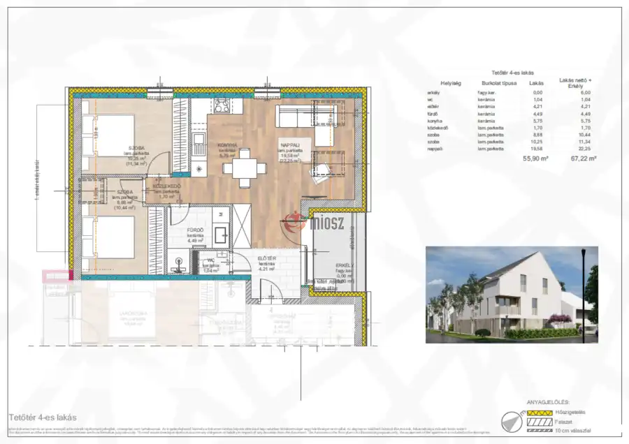 eladó új építésű téglalakás, Hajdúszoboszló